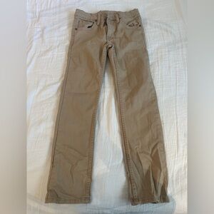 Cody James Tan Straight-Leg Pants Boys Size 12